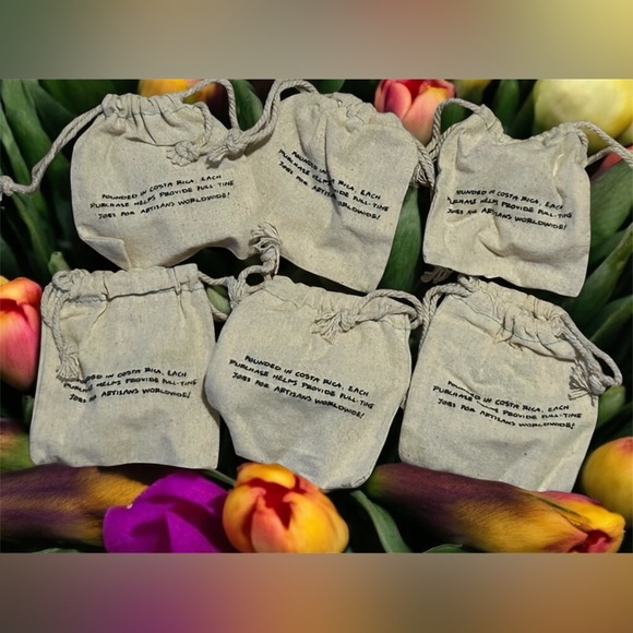 Cloth/Linen Jewelry Dust Bags (6) - Picture 3 of 5